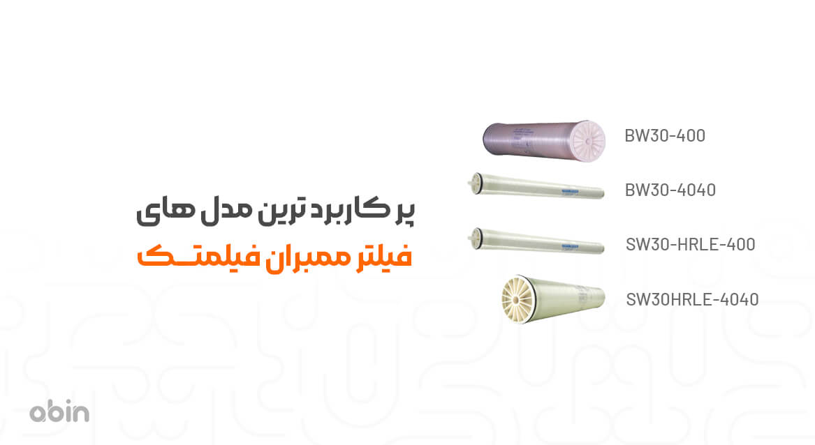 پر کاربرد ترین مدل های فیلتر ممبران فیلمتک